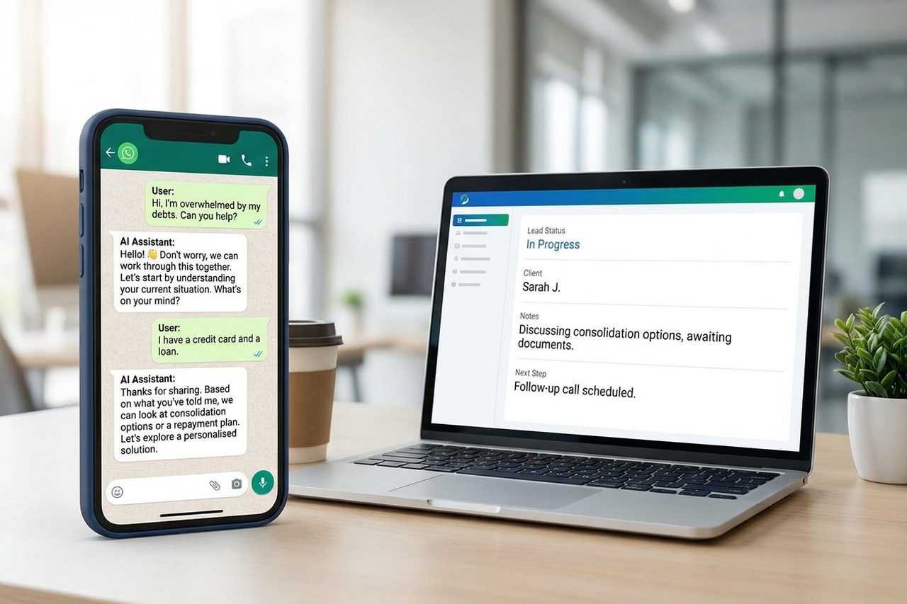 AdviceDebts WhatsApp Agent