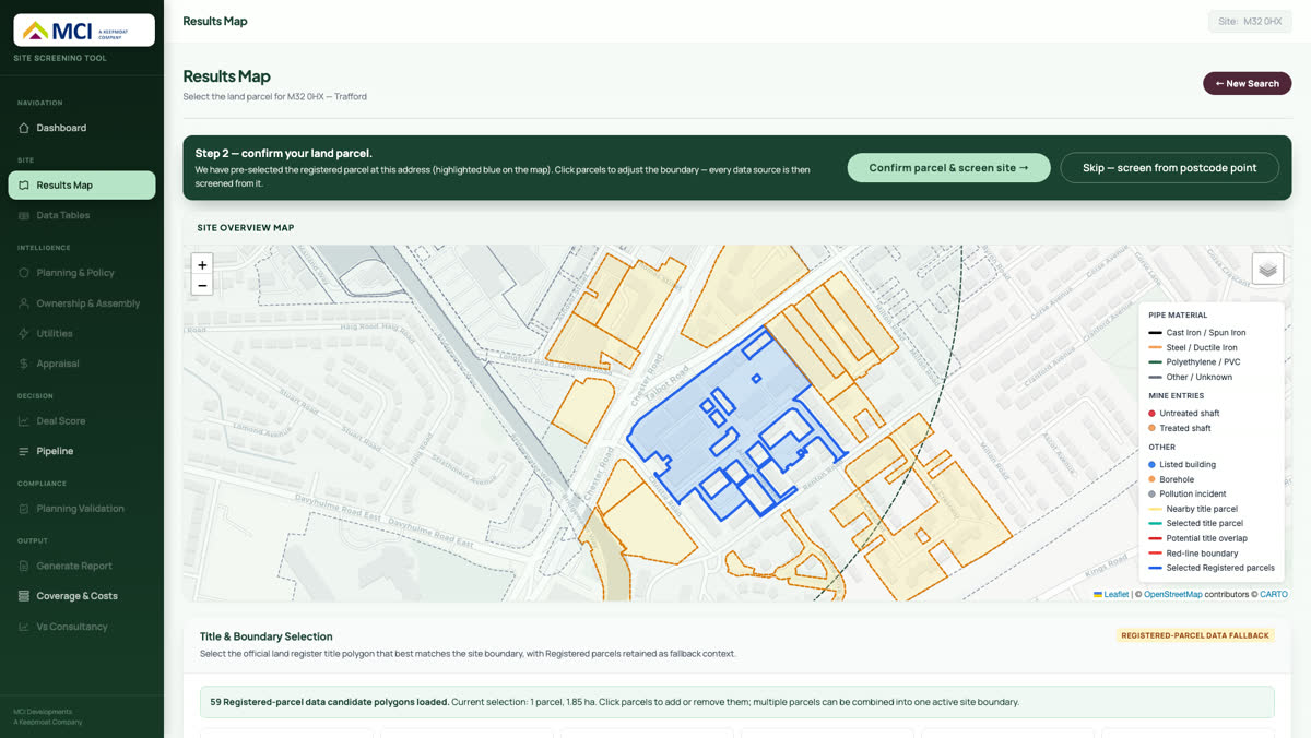 MCI Developments